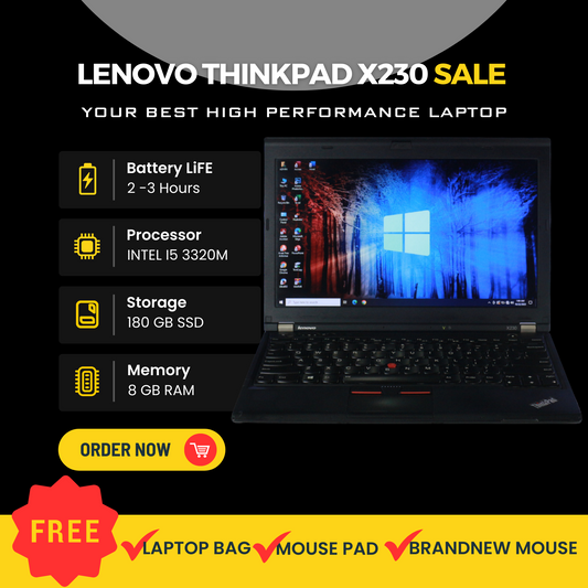 LENOVO THINKPAD X230 - I5 3RD GENERATION GREAT CON.